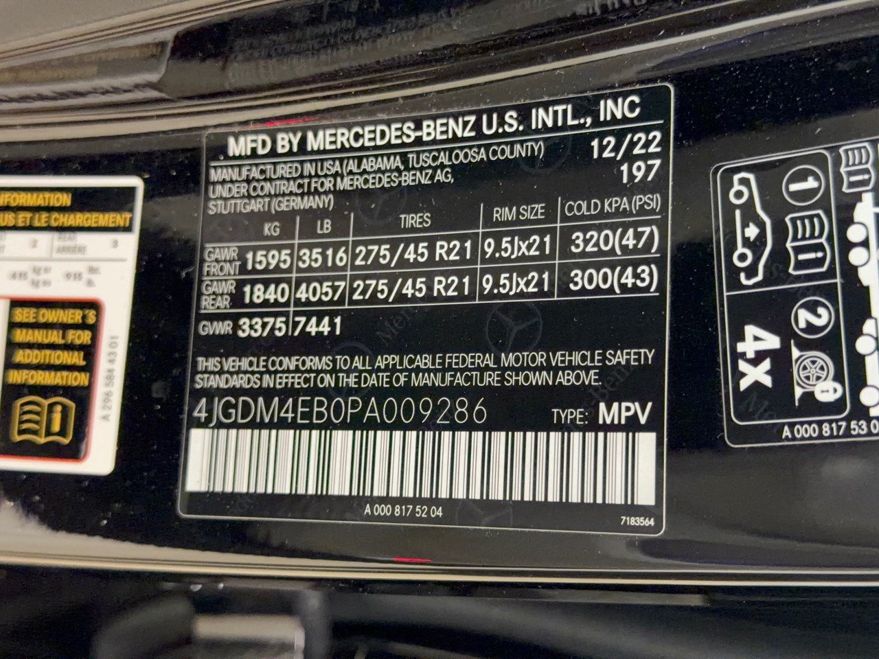 Used 2023 Mercedes-Benz EQS 580 4MATIC SUV image 31