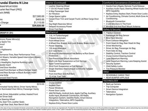 Used 2023 Hyundai Elantra N Line image 8