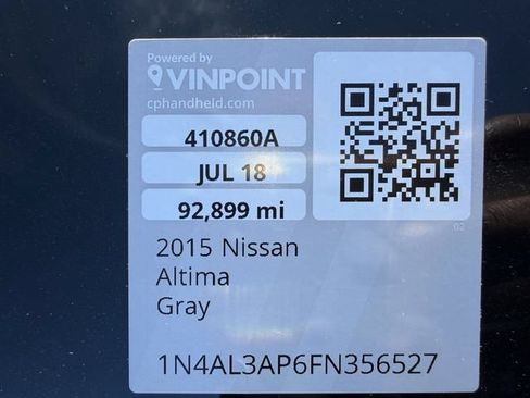 Used 2015 Nissan Altima 2.5 SL w/ Technology Package FWD image 45