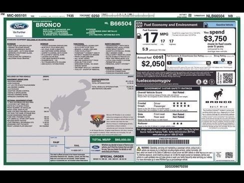 Used 2022 Ford Bronco Wildtrak image 3