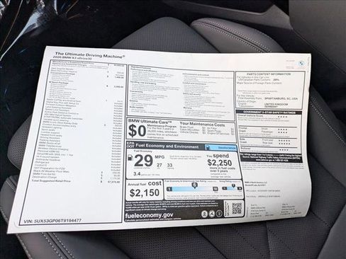 New 2026 BMW X3 xDrive30 w/ M Sport Package image 18