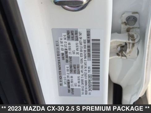 Certified 2023 MAZDA CX-30 AWD 2.5 S w/ Premium Package image 23