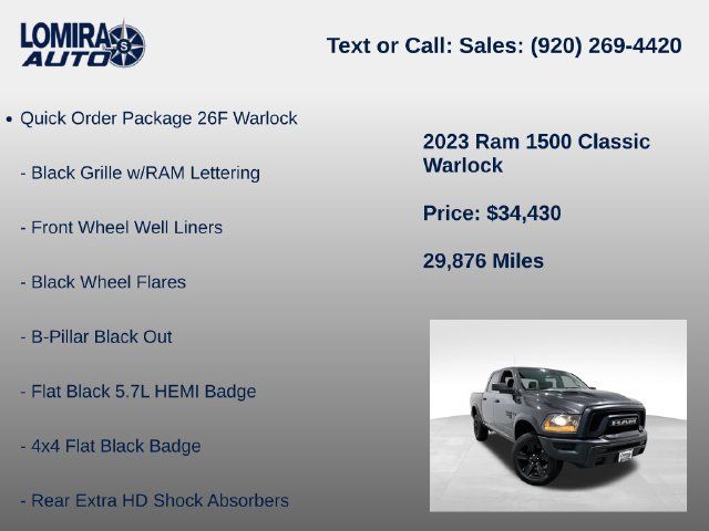 Used 2023 RAM 1500 Warlock AWD/4WD image 14