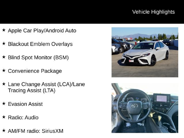 Used 2024 Toyota Camry SE w/ Convenience Package FWD image 3