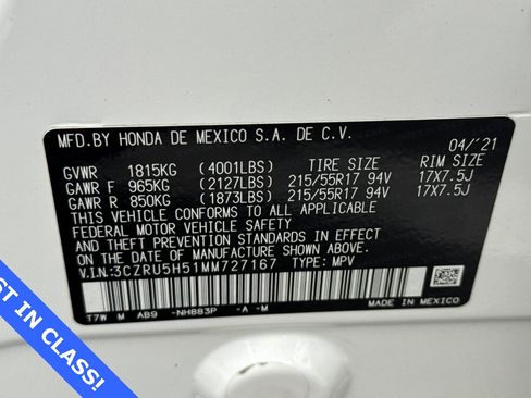 Used 2021 Honda HR-V EX image 29