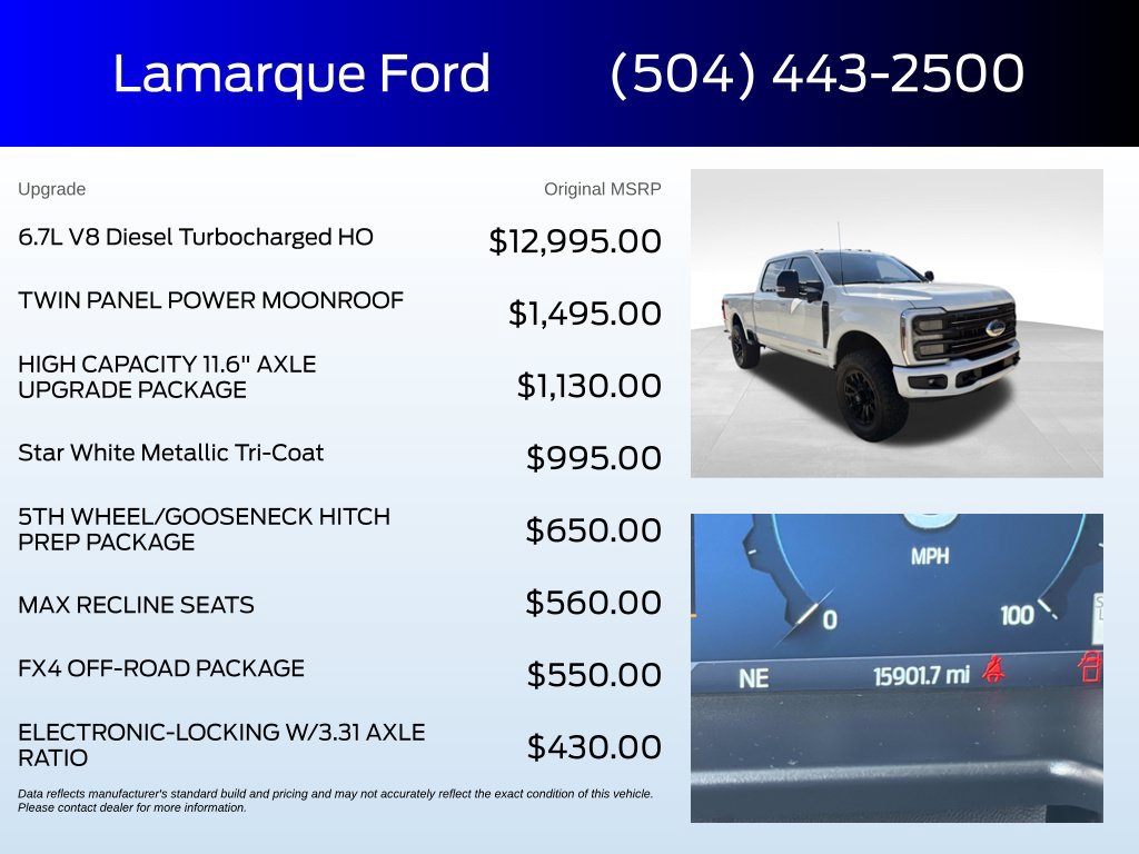 Used 2025 Ford F250 Platinum AWD/4WD image 2