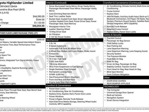 Used 2019 Toyota Highlander Limited image 38