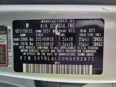Used 2022 Kia Sorento S FWD image 33