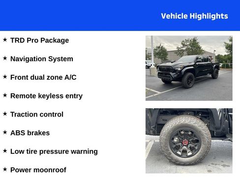 Used 2025 Toyota Tacoma TRD Pro AWD/4WD image 4