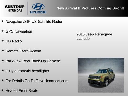 Used 2015 Jeep Renegade Latitude w/ Popular Equipment Group FWD image 6