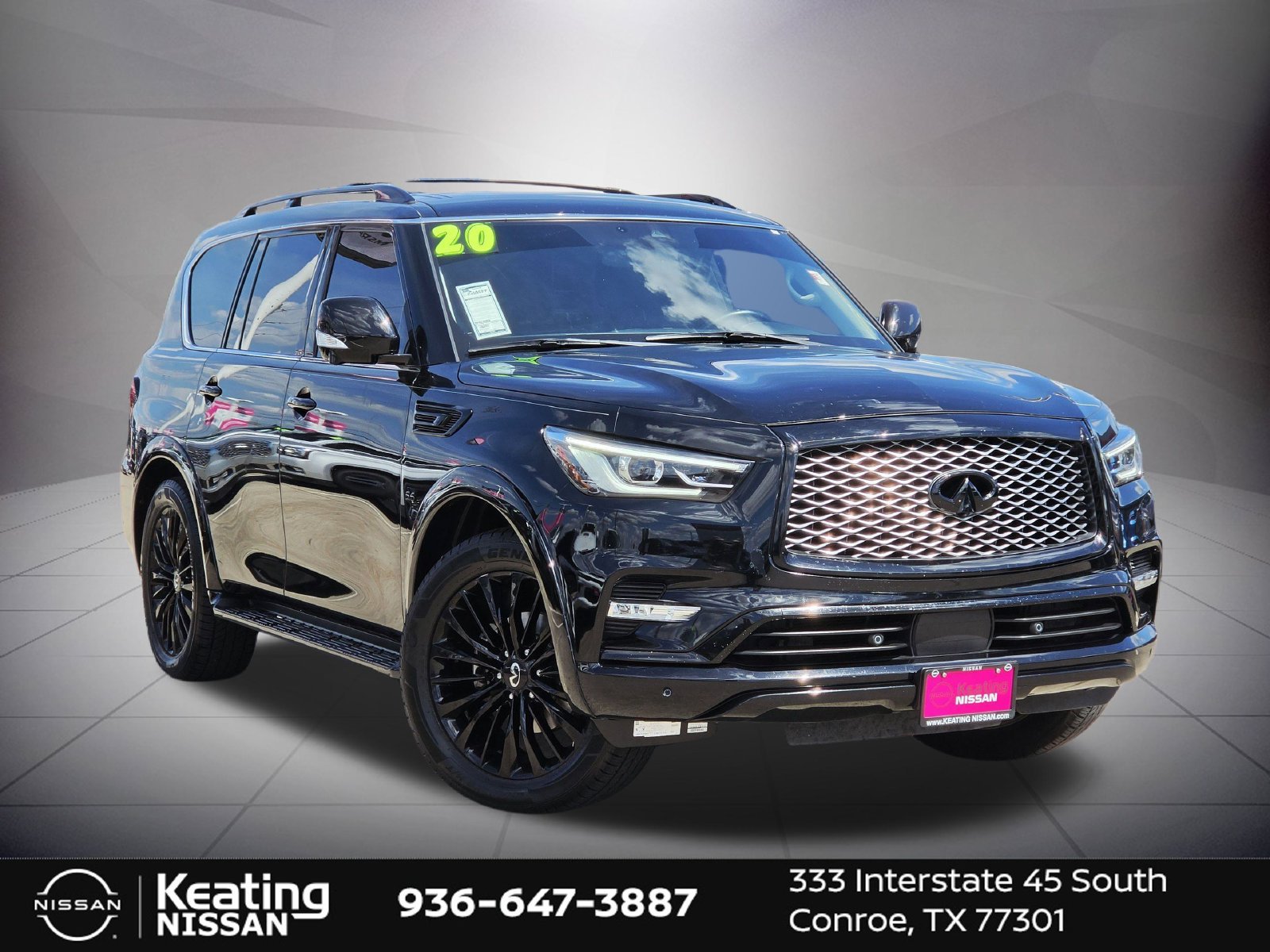 Used 2020 INFINITI QX80 Luxe w/ All-Season Package RWD image 3