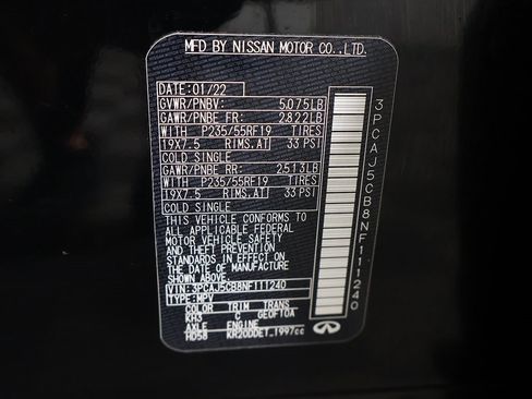 Used 2022 INFINITI QX50 Essential image 59