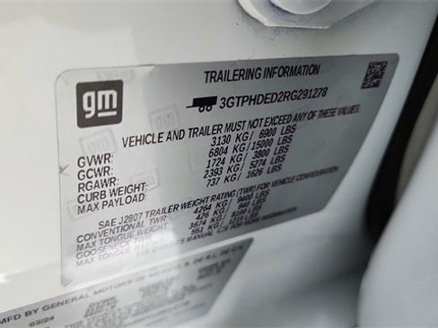 Used 2024 GMC Sierra 1500 SLT w/ SLT Premium Plus Package image 60