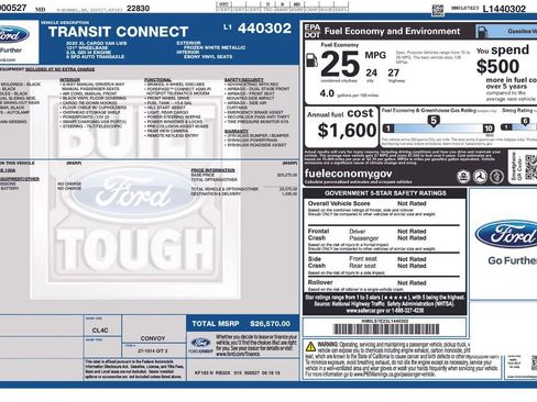 Used 2020 Ford Transit Connect XL FWD image 10