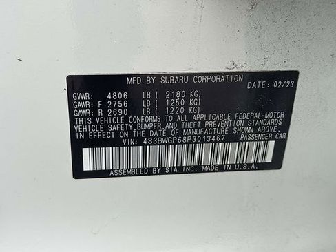 Used 2023 Subaru Legacy Touring XT AWD/4WD image 34