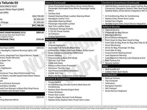 Used 2024 Kia Telluride EX w/ EX Captain's Chair Package AWD/4WD image 36