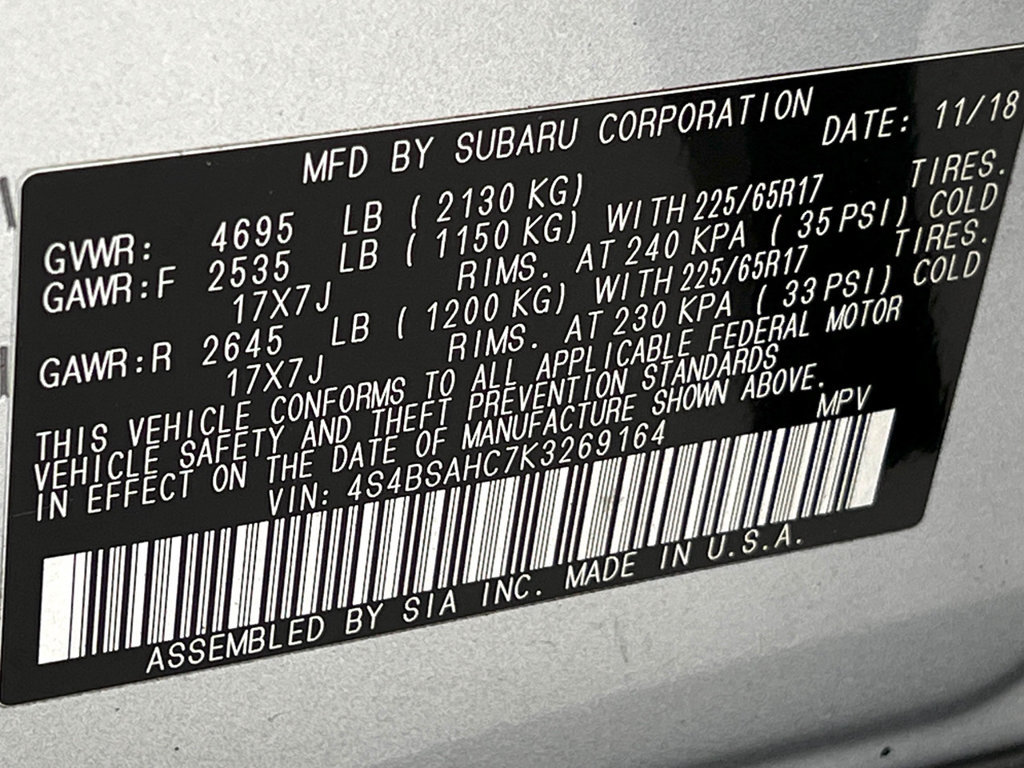Used 2019 Subaru Outback 2.5i Premium w/ Popular Package #2 AWD/4WD image 23