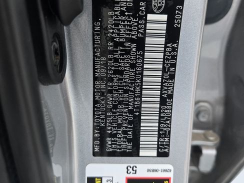 Used 2019 Toyota Camry XSE FWD image 26