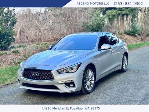 Used 2019 INFINITI Q50 Luxe w/ Essential Package (3.0T Luxe) image 1