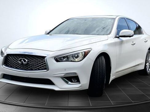 Used 2022 INFINITI Q50 Luxe w/ Cargo Package AWD/4WD image 4
