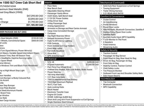 Used 2016 RAM 1500 Classic SLT AWD/4WD image 3
