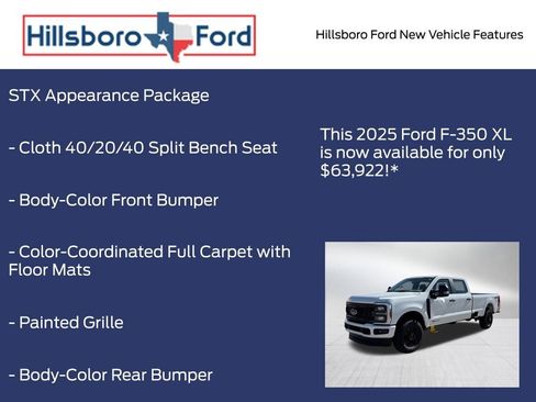 New 2025 Ford F350 XL w/ STX Appearance Package image 4