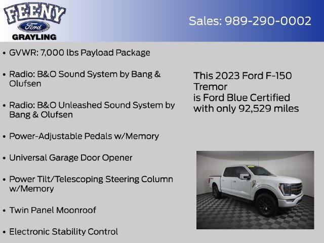 Used 2023 Ford F150 Tremor w/ Equipment Group 402A High AWD/4WD image 24
