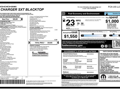 Used 2018 Dodge Charger SXT w/ Blacktop Package image 25