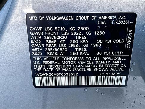 New 2026 Volkswagen Atlas SE FWD image 18