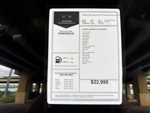 Used 2022 RAM 1500 Tradesman w/ Popular Equipment Group RWD image 30