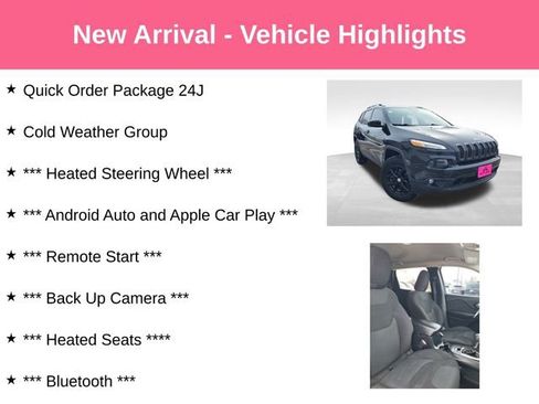 Used 2016 Jeep Cherokee Latitude w/ Cold Weather Group image 2