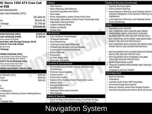 Used 2022 GMC Sierra 1500 AT4 w/ AT4 Premium Package AWD/4WD image 1