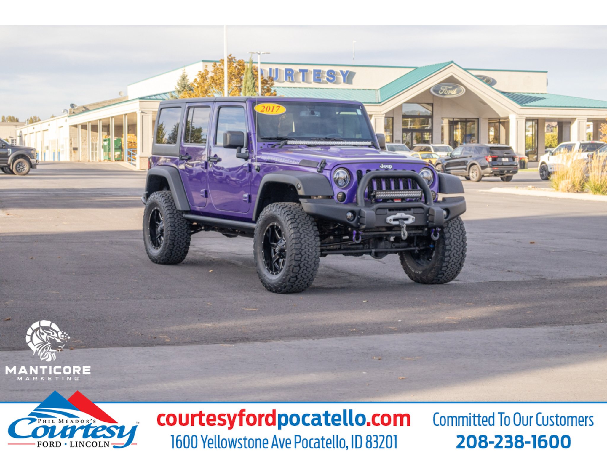 Used 2017 Jeep Wrangler Unlimited Rubicon w/ Cold Weather Group AWD/4WD image 1