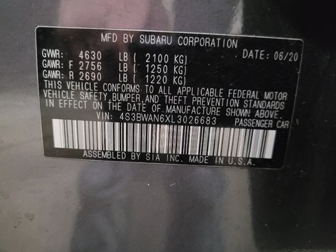 Used 2020 Subaru Legacy Limited image 33