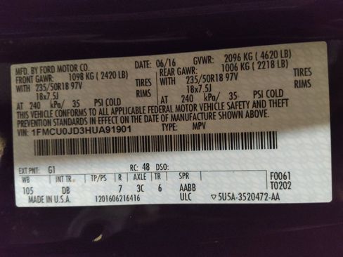 Used 2017 Ford Escape Titanium w/ Equipment Group 301A image 33