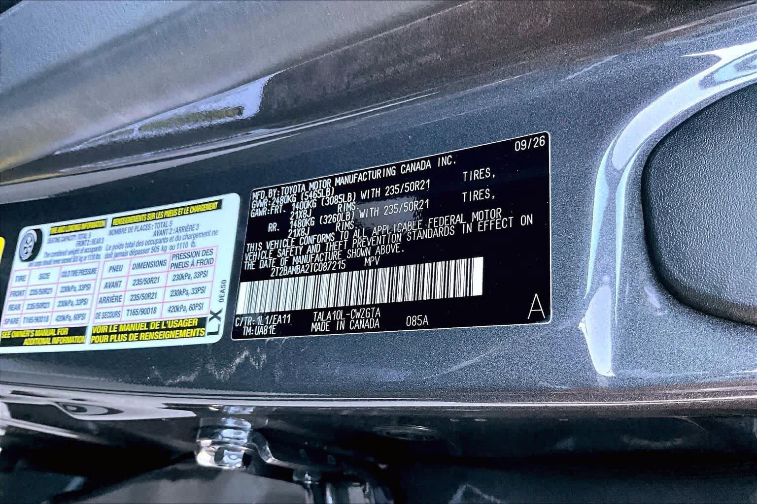 New 2026 Lexus RX 350 Premium FWD image 17