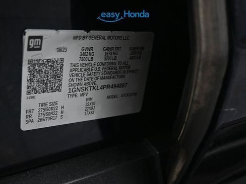 Used 2023 Chevrolet Tahoe High Country w/ Premium Package AWD/4WD image 18