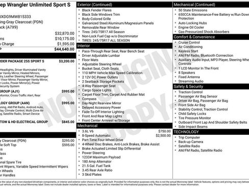 Used 2021 Jeep Wrangler Unlimited Sport image 15