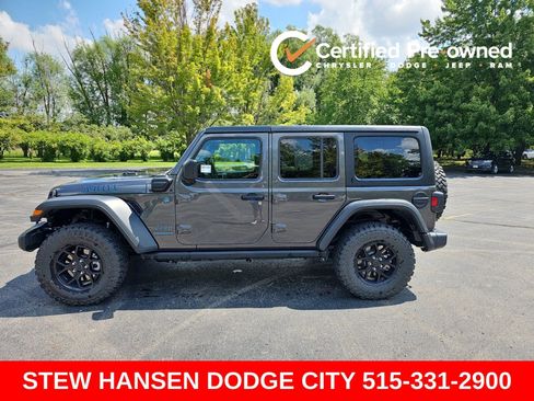 Used 2025 Jeep Wrangler Unlimited Sport S 4xe AWD/4WD image 1