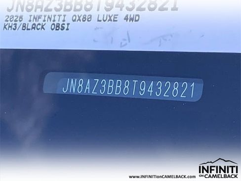 New 2026 INFINITI QX80 Luxe image 34