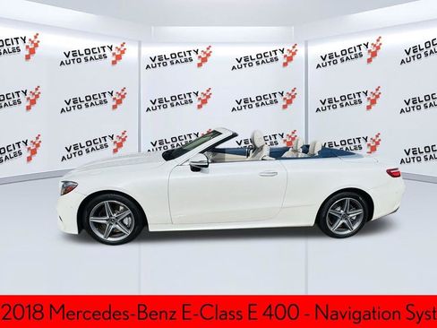 Used 2018 Mercedes-Benz E 400 4MATIC Cabriolet w/ Premium 2 Package (Q02) image 6