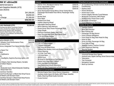 Certified 2025 BMW X1 xDrive28i w/ Technology Package AWD/4WD image 44