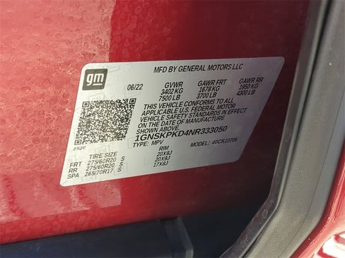 Used 2022 Chevrolet Tahoe Z71 w/ Luxury Package image 37