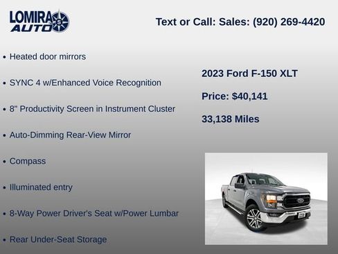 Used 2023 Ford F150 XLT w/ Equipment Group 301A Mid AWD/4WD image 27
