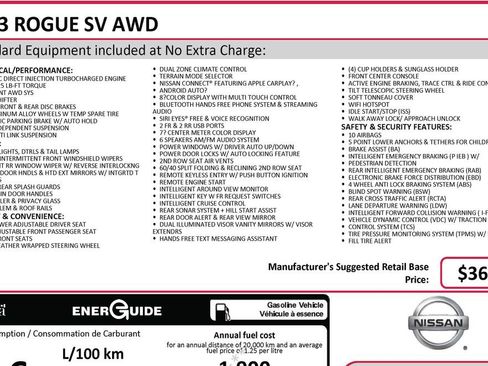 Used 2023 Nissan Rogue SV AWD/4WD image 3