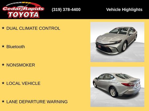 Certified 2025 Toyota Camry LE FWD image 15