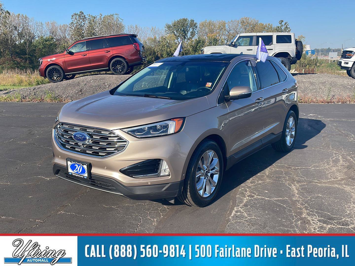 Certified 2020 Ford Edge Titanium w/ Equipment Group 301A FWD image 1