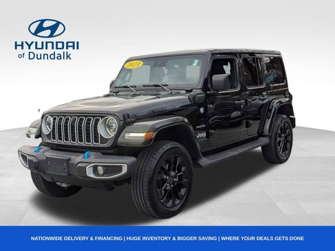 Used 2024 Jeep Wrangler Unlimited Sahara w/ Technology Group image 1