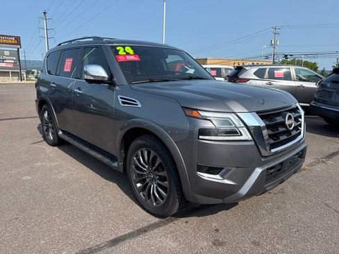 Certified 2024 Nissan Armada Platinum w/ Captain's Chairs Package AWD/4WD image 3