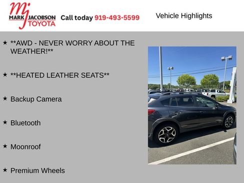 Used 2019 Subaru Crosstrek 2.0i Limited w/ Moonroof Package w/Navigation image 5